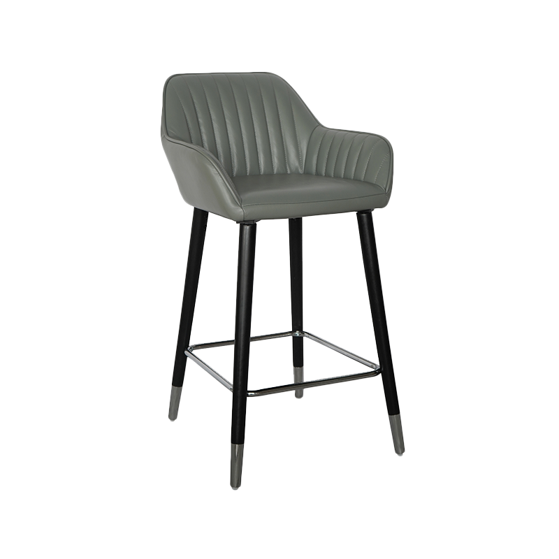 PU Modern Style dengan Bangku Bar Oak Hitam