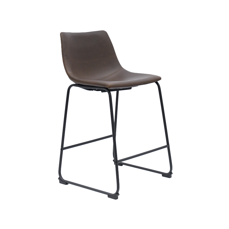 L Bentuk dengan pu Simple Look Bar Stool